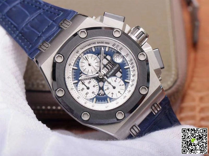 Audemars Piguet Royal Oak Offshore 26078PO.OO.D018CR.01 JF Factory 1:1 Best Edition Replica Watch Blue Strap
